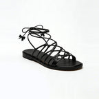 Women's Unique Fashion Casual Comfort Square Toe Flat Sandals