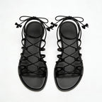 Women's Unique Fashion Casual Comfort Square Toe Flat Sandals