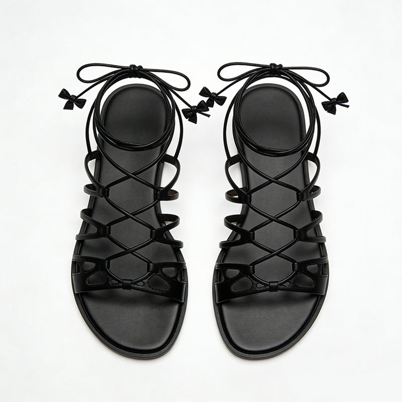 Women's Unique Fashion Casual Comfort Square Toe Flat Sandals