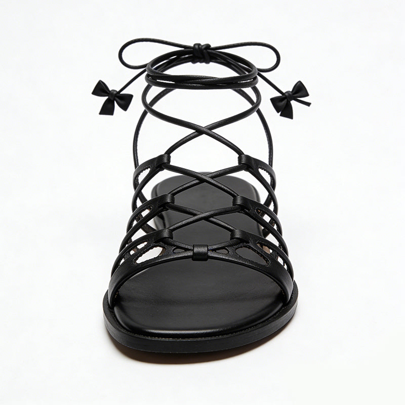 Women's Unique Fashion Casual Comfort Square Toe Flat Sandals