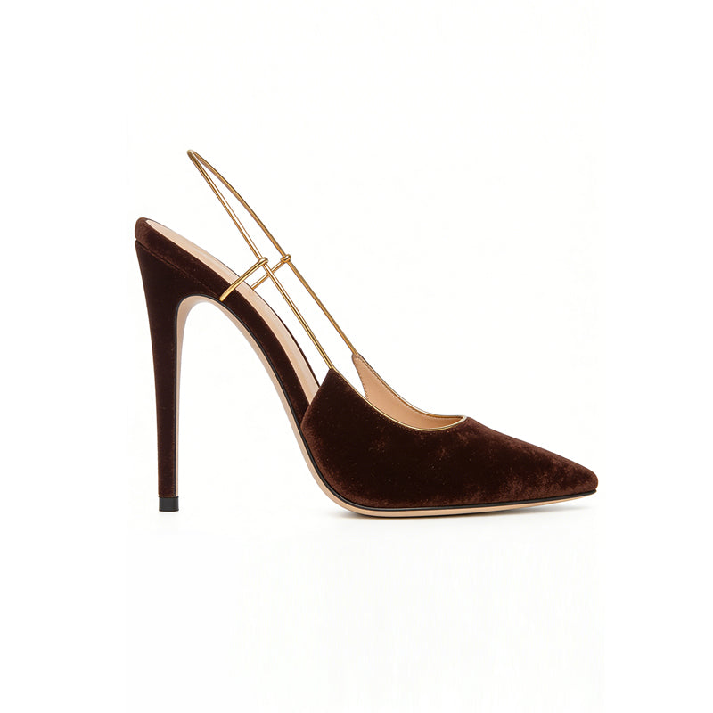 Pointed Toe Stiletto Retro Commuter Dinner Premium High Heels