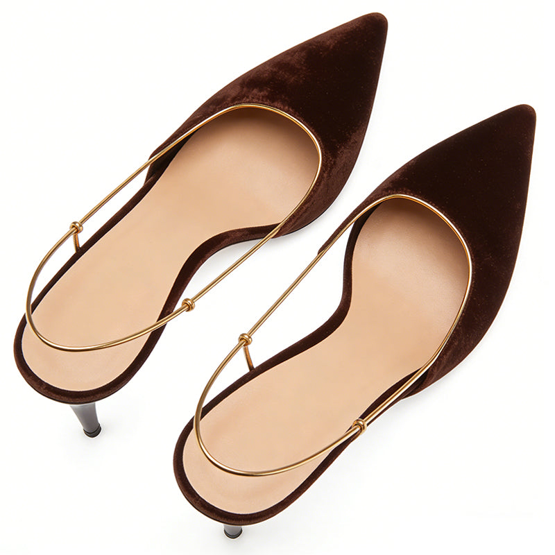 Pointed Toe Stiletto Retro Commuter Dinner Premium High Heels