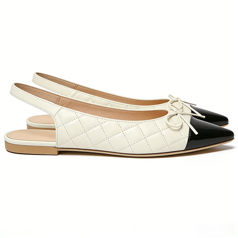Women's Slingback Flats Elegant Multi Occasion Commuter Date Shoes