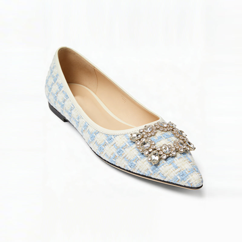 Elegant Pointed Toe Temperament Commuter Versatile Ballet Flats