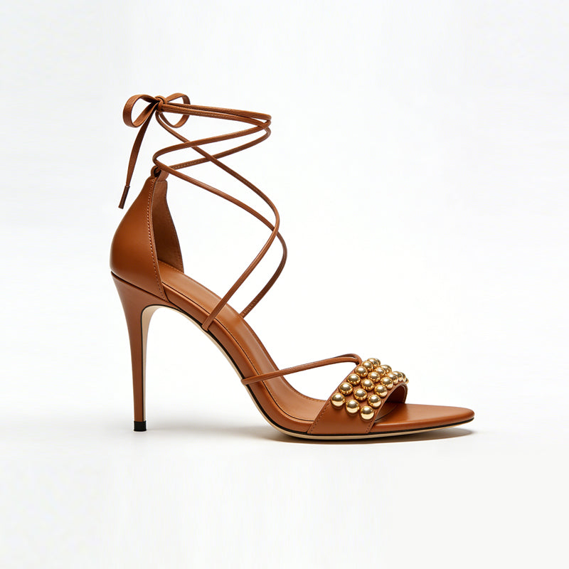 Stiletto Open Toe Elegant Temperament Commuter Banquet Fashion High Heels