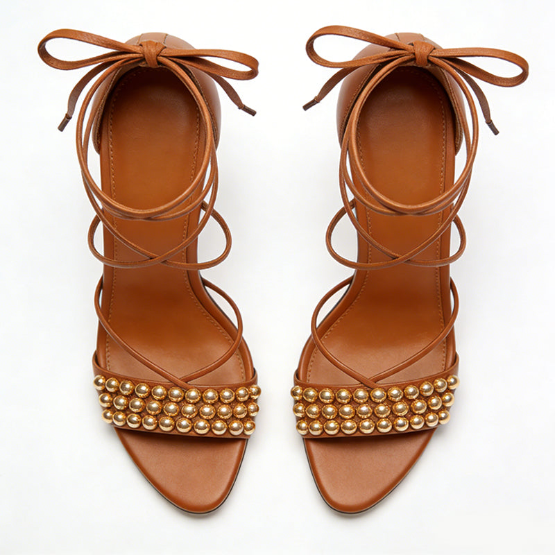 Stiletto Open Toe Elegant Temperament Commuter Banquet Fashion High Heels