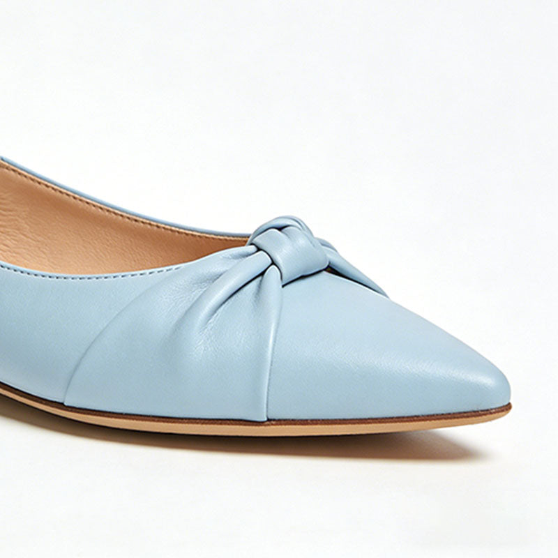 Elegant Chic Pointed Toe Slingback Flats Exquisite Tailoring