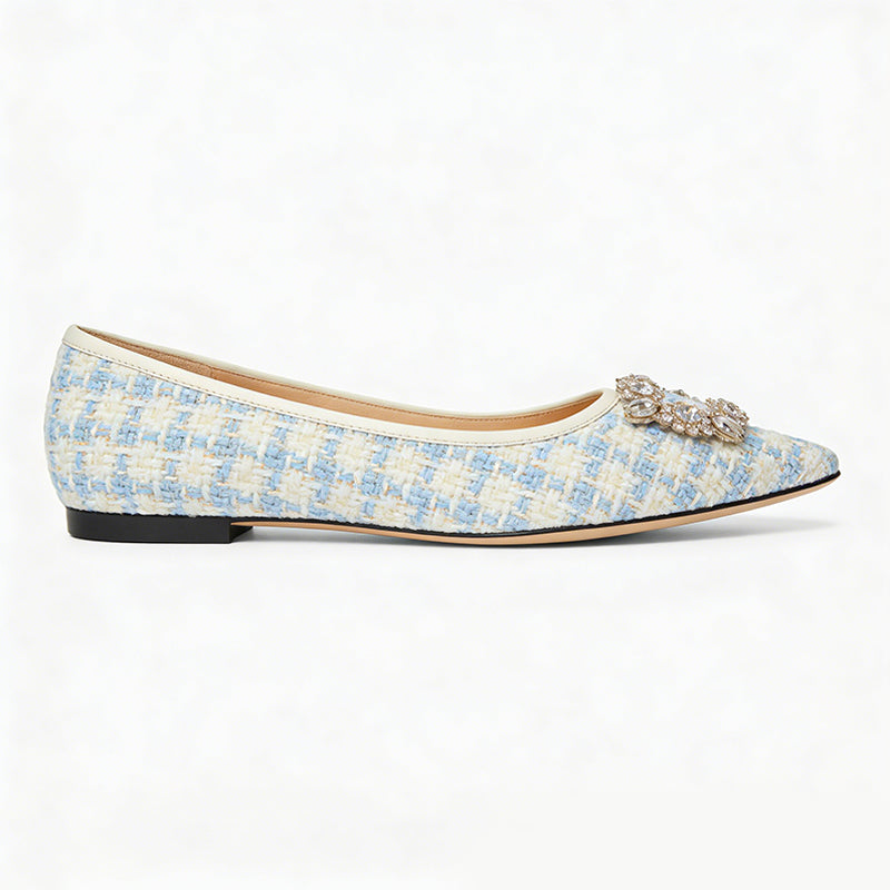 Elegant Pointed Toe Temperament Commuter Versatile Ballet Flats