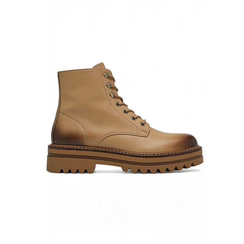 Simple And Casual Lace Up Women's Ankle Boots