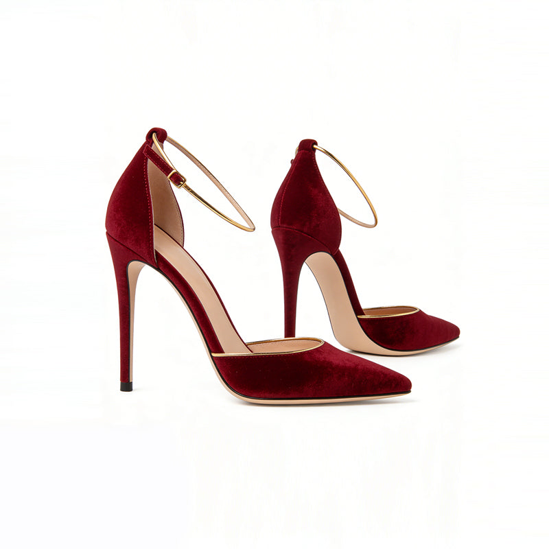 Pointed Toe Stiletto Exquisite Elegant Temperament High Heels