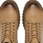 Simple And Casual Lace Up Women's Ankle Boots