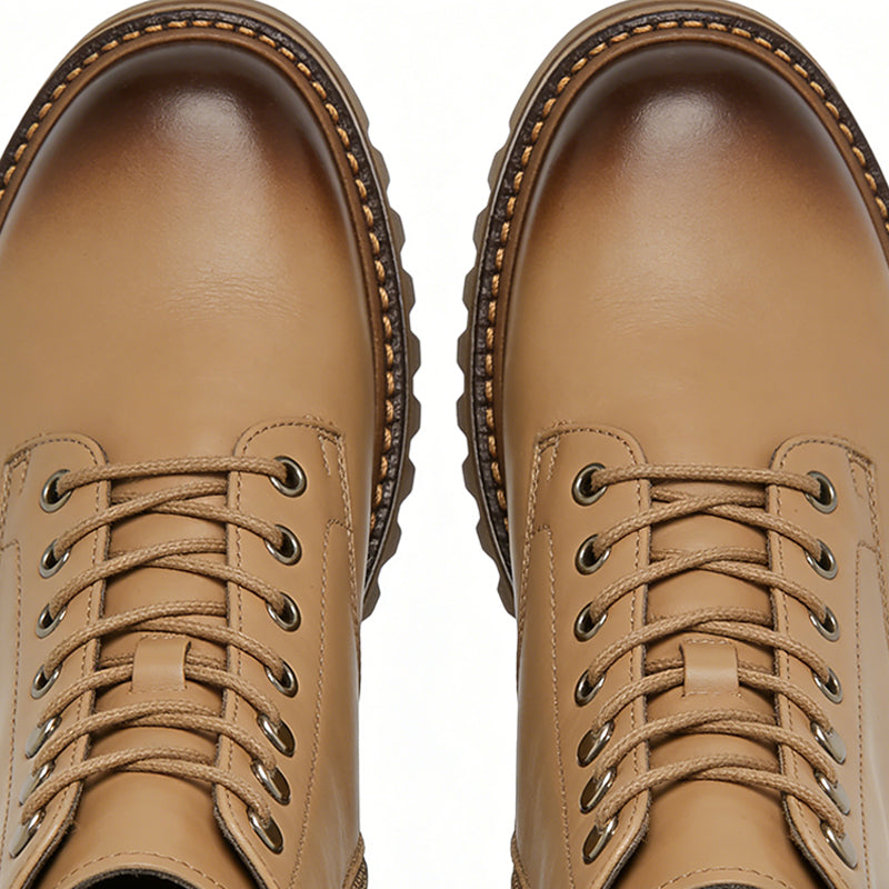 Simple And Casual Lace Up Women's Ankle Boots