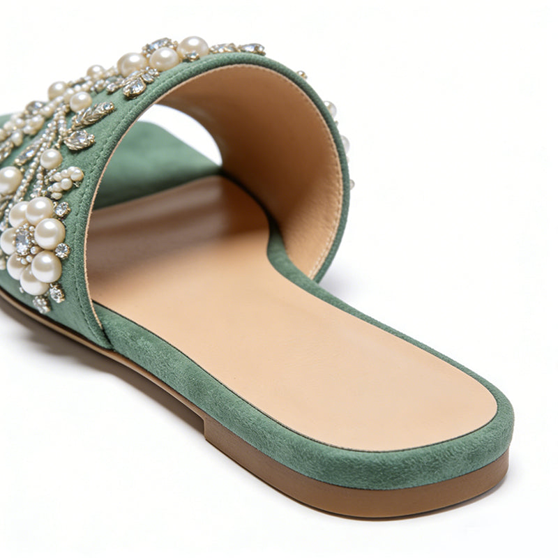 Retro Commute Casual Comfortable Texture Women's Slippers