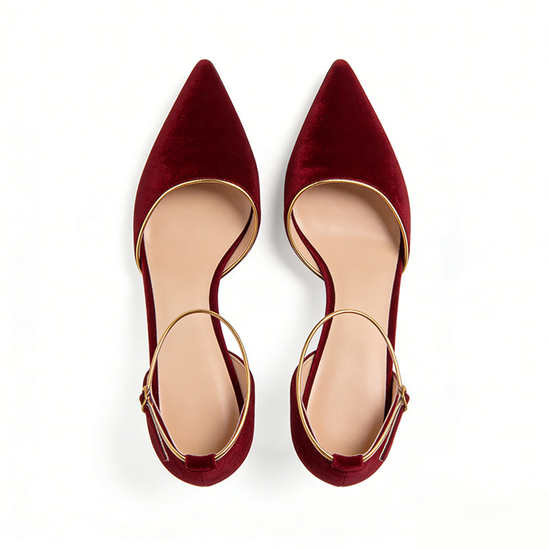 Pointed Toe Stiletto Exquisite Elegant Temperament High Heels