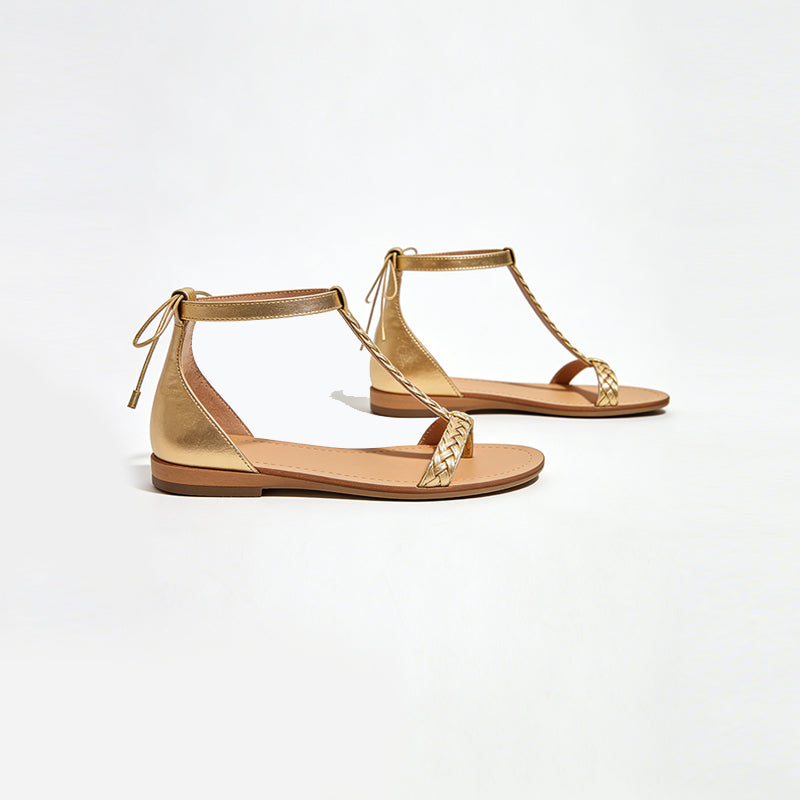 Women's Minimalist Chic Stylish Versatile Flat Sandals