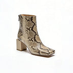 Fashionable Patterned Women's Low Boots