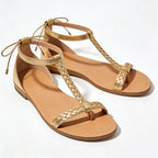 Women's Minimalist Chic Stylish Versatile Flat Sandals