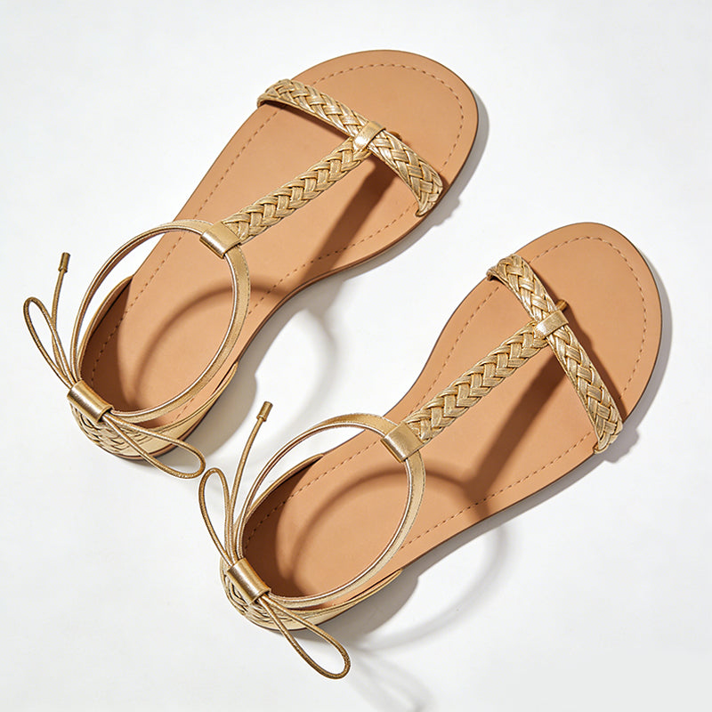 Women's Minimalist Chic Stylish Versatile Flat Sandals