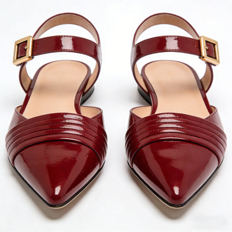 Elegant Slingback Flats Office Commuter Essential Item