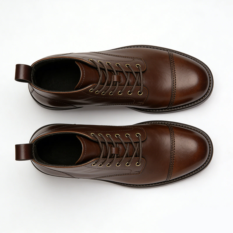 Simple And Sleek Lace Up Women's Ankle Boots