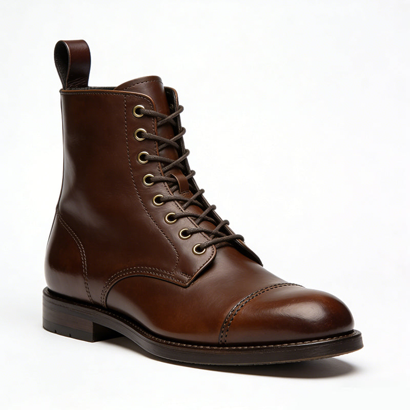 Simple And Sleek Lace Up Women's Ankle Boots