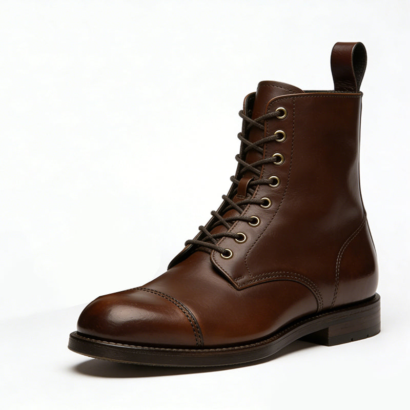 Simple And Sleek Lace Up Women's Ankle Boots