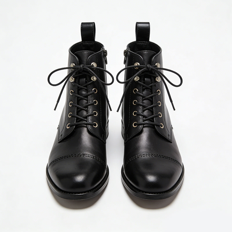 Cool And Simple Lace Up Women's Ankle Boots