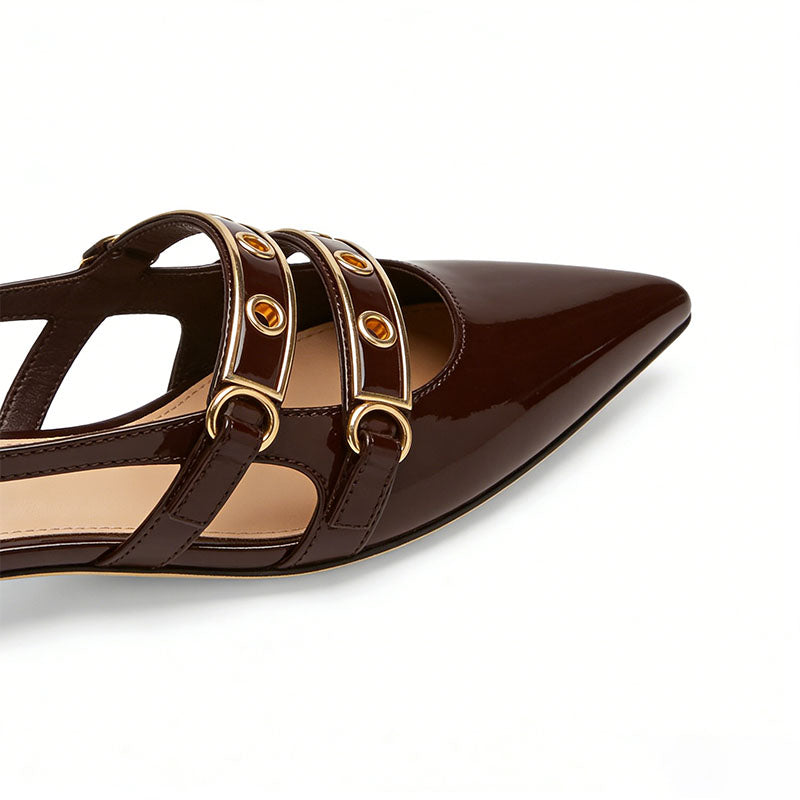 Minimalist Slingback Flats Casual Street Fashion Footwear