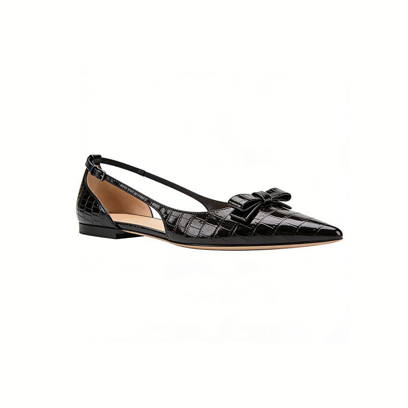 Women's Slingback Flats Retro Style Fashion Footwear