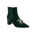 Exquisite Buckle Chunky Heel Women's Low Boots