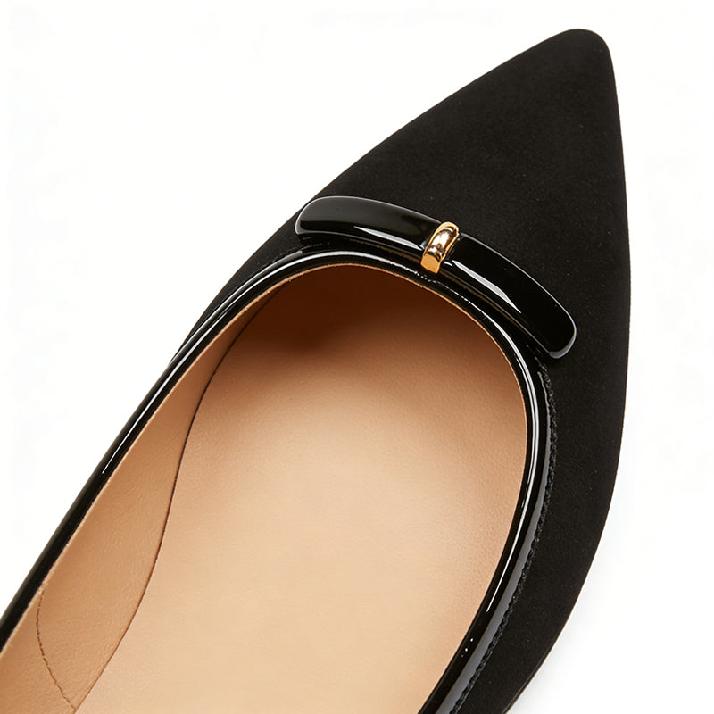 Minimalist Elegant Sleek Office Commuter Ballet Flats
