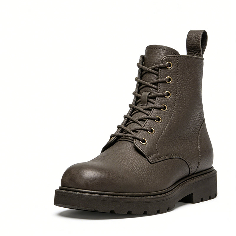 Fashionable Simple And Casual Lace Up Women's Ankle Boots
