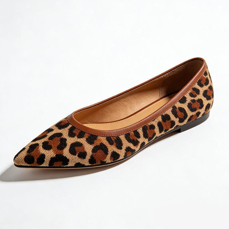 Casual Stylish Streetwear Pointed Toe Ballet Flats