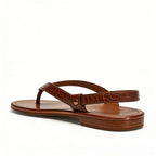 Women's Retro Minimalist Daily Street Comfort Flip Flop Flat Sandals