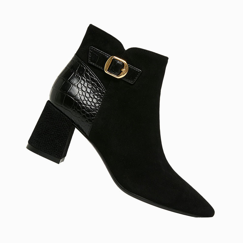 Simple And Fashionable Stiletto Heel Women's Low Boots