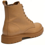 Fresh And Casual Lace Up Women's Ankle Boots
