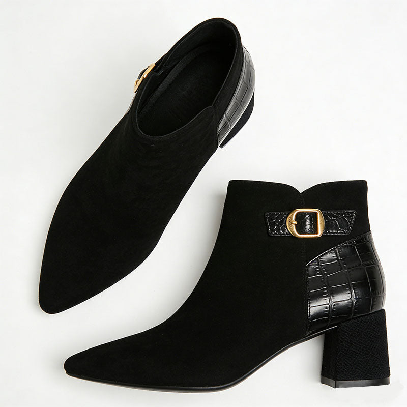 Simple And Fashionable Stiletto Heel Women's Low Boots