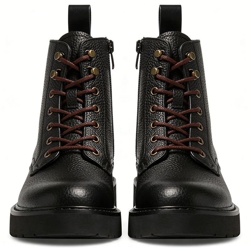 Cool And Minimalist Lace Up Women's Ankle Boots