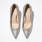 Pointed Toe Stiletto Exquisite Shiny Daily Banquet High Heels