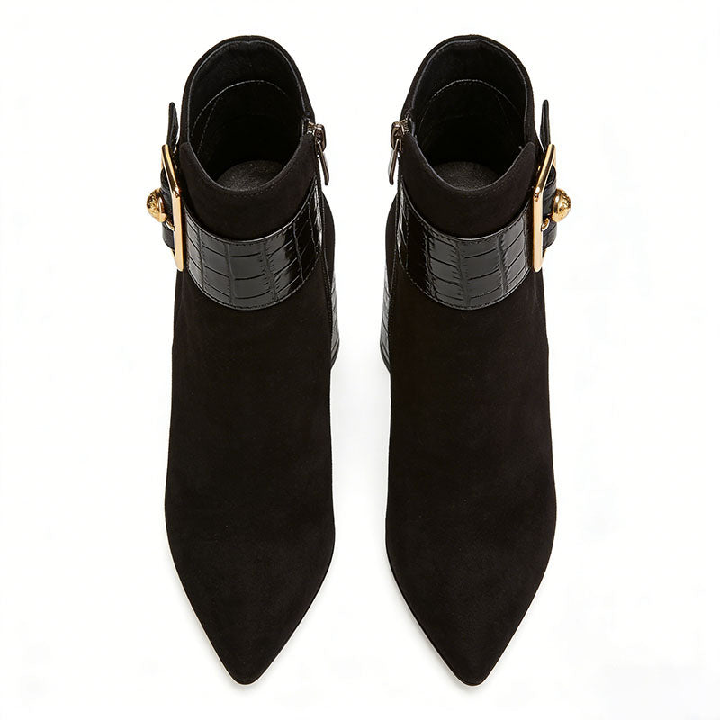 Fashionable Chunky Heel Women's Low Boots