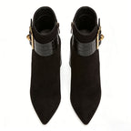 Fashionable Chunky Heel Women's Low Boots