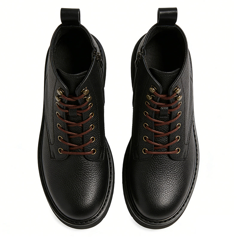 Cool And Minimalist Lace Up Women's Ankle Boots