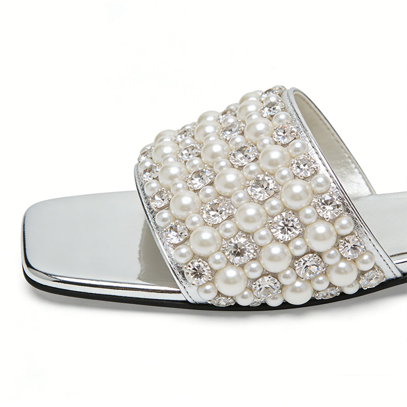 Shiny Eye Catching Dating Commute Exquisite Women's Slippers