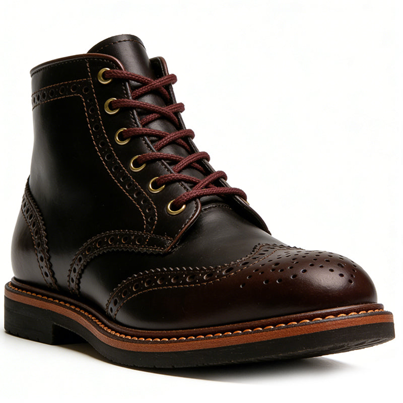 Simple Retro Lace Up Women's Ankle Boots