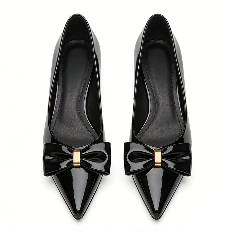 Minimalist Sleek Commuter Pointed Toe Ballet Flats