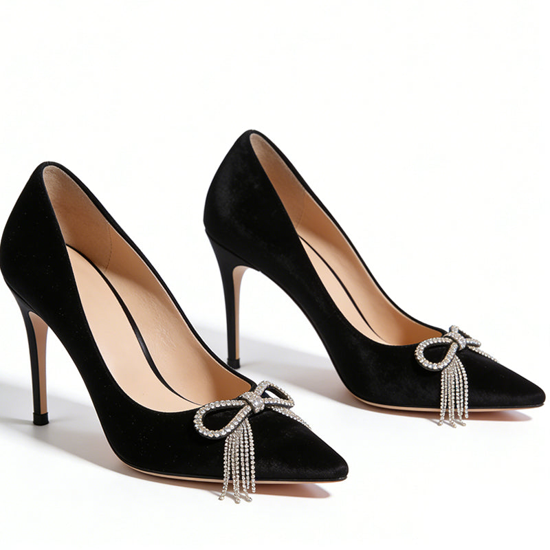 Pointed Toe Exquisite Luxury Office Dinner Versatile High Heels