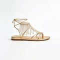 Luxury Gorgeous Banquet Date Flip Flop Flat Sandals