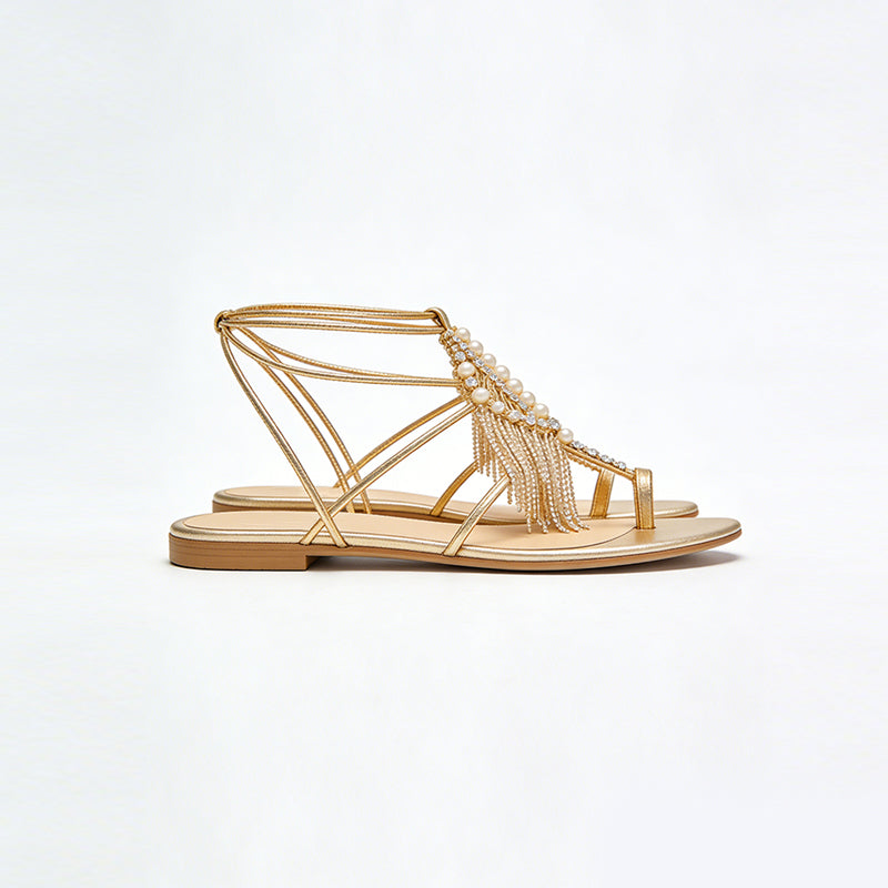 Fashion Premium Banquet Street Flip Flop Flat Sandals