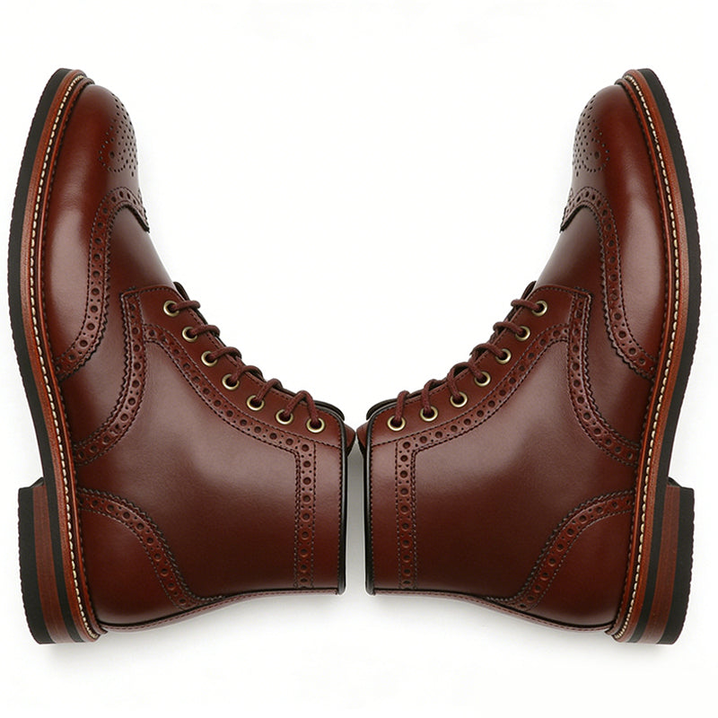 Retro Exquisite Lace Up Women's Ankle Boots