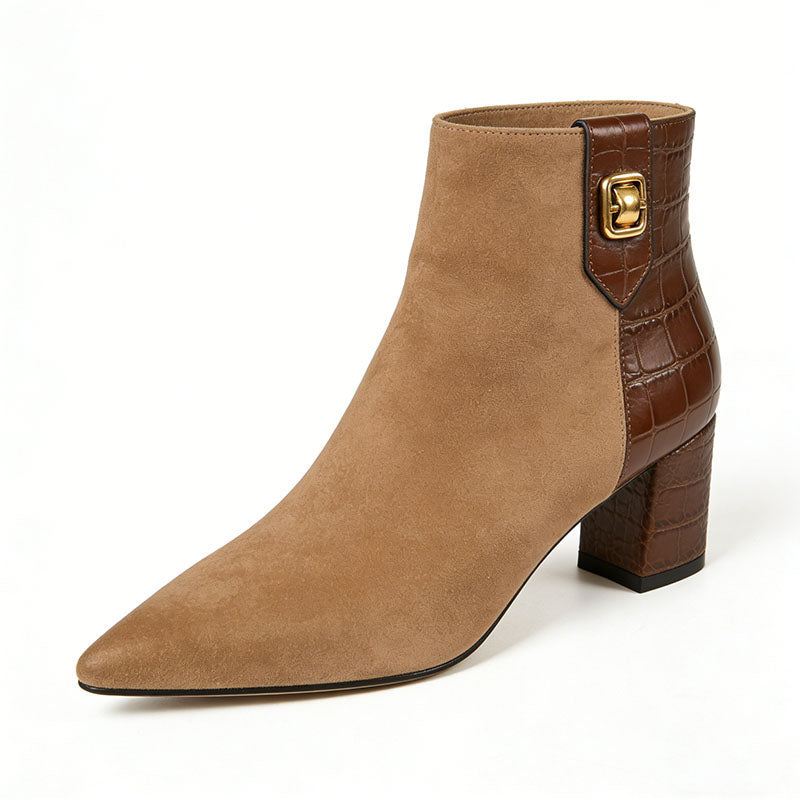 Simple And Comfortable Women's Low Boots